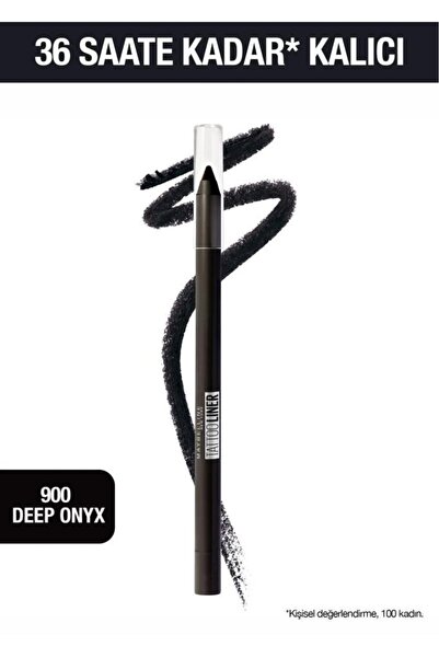 EPODYUM Maybelline New York Tattoo Liner Gel Pencil 900 Deep Onyx Göz Kalemi