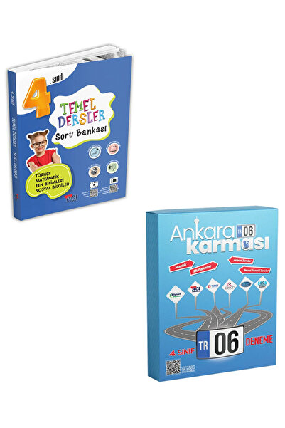 Açı Yayınları 4.Sınıf Açı Yayınları Temel Dersler Soru Bankası + 4.Sınıf Anka...
