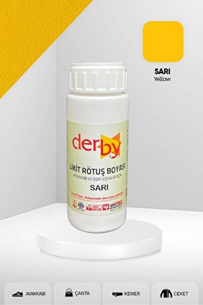 Derby Deri Eşyalar Için Örtücü Yoğun Rötuş Boyası 100 ml - Kartela Renkleri