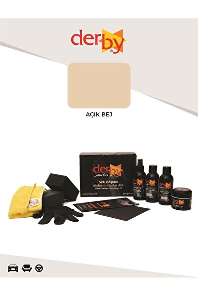 Derby Deri Döşeme Boyama, Onarım Seti - Çatlak Ve Yırtık Deri Dolgu Macunu - ...