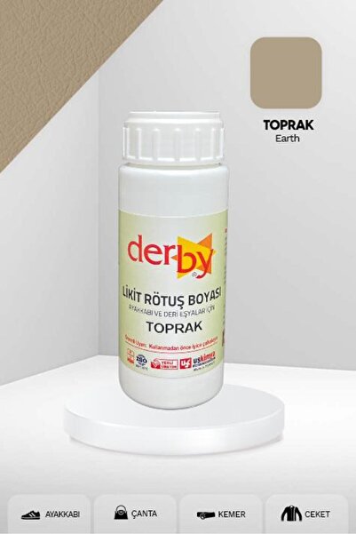 Derby Deri Eşyalar Için Örtücü Yoğun Rötuş Boyası 100 ml - Kartela Renkleri