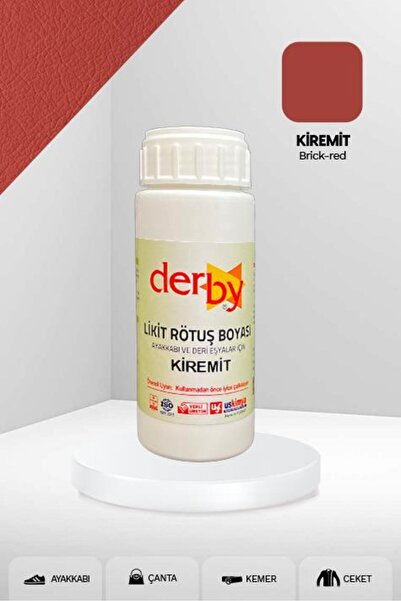 Derby Deri Eşyalar Için Örtücü Yoğun Rötuş Boyası 100 ml - Kartela Renkleri