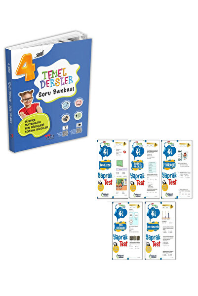 Açı Yayınları 4.Sınıf Açı Yayınları Temel Dersler Soru Bankası + 4.Sınıf Yapr...