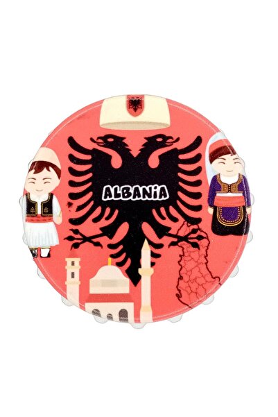 Dünyadan Hediyeler Arnavutluk Temalı Magnet Kapak Açacak