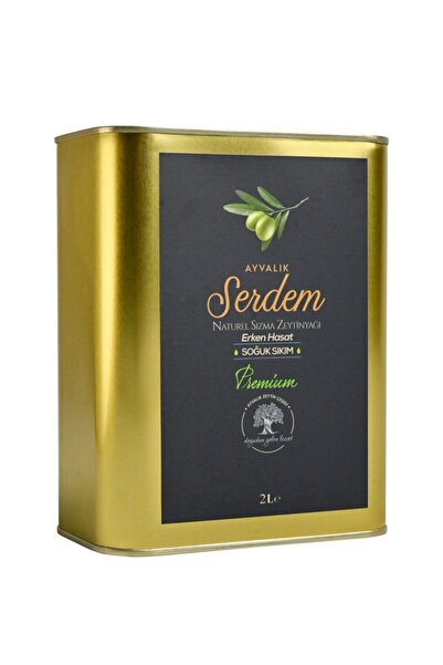 ayvalık serdem Erken Hasat Soğuk Sıkım Naturel Sızma Zeytinyağı Filtresiz (2 LT)- 2023-2024 Hasadı