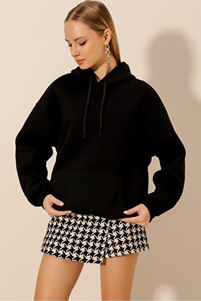 HAKKE SWEAT cu buzunar cangur cu trei fire