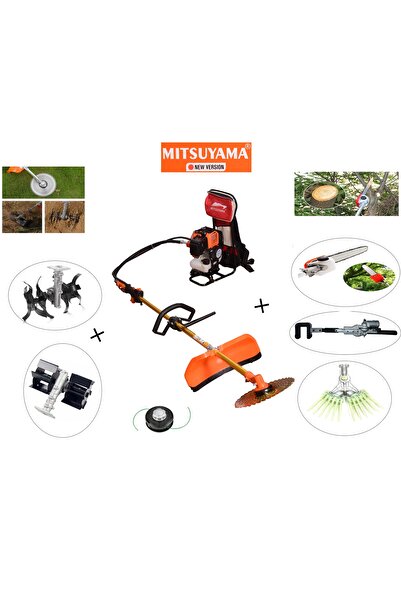 Mitsuyama Sırt Tırpan + zeytin Hasat +Fındık Silkeleme +Dal Budama+ Paletli Çapa + Akrep Çapa Makine