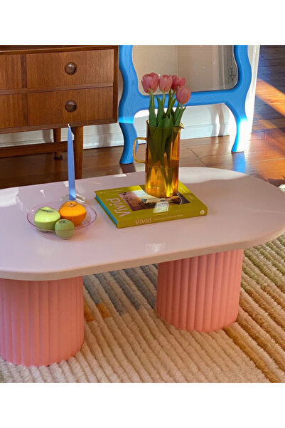 BÜYÜK İNCİ Oval Şekilli Orta Sehpa