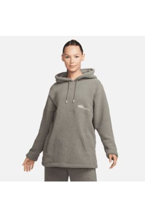 Nike Therma Fit Cozy Fleece Kad n Siyah Antrenman Uzun Kollu Sweat Fiyat Yorumlar Trendyol