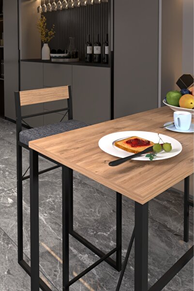RETRODESİNG Retodesign Minderli Good Bar Masa Takımı