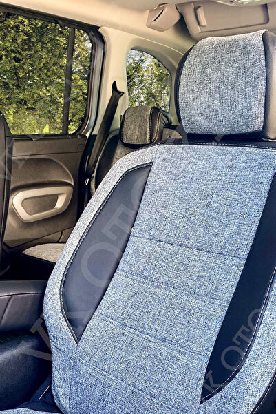 VK AUTO غطاء مقعد خلفي مخصص للسيارة مكون من 3 قطع متوافق مع OPEL COMBO