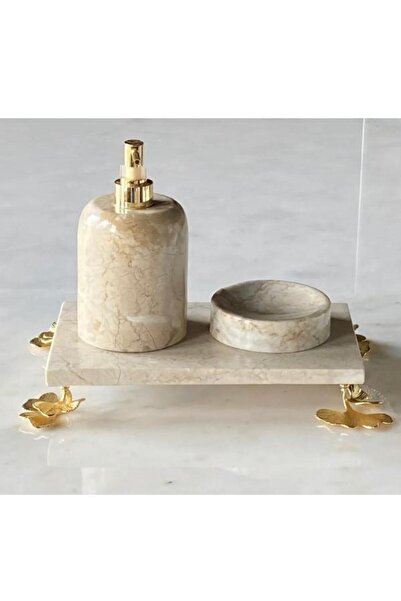 st sarıtaş ΜΠΕΖ ΜΑΡΜΑΡΟ ΧΡΥΣΟ GINKO ΑΞΕΣΟΥΑΡ ΛΕΠΤΟΜΕΡΗΣ ΣΕΤ ΜΠΑΝΙΟΥ 3 ΤΕΜΑΧΙΩΝ