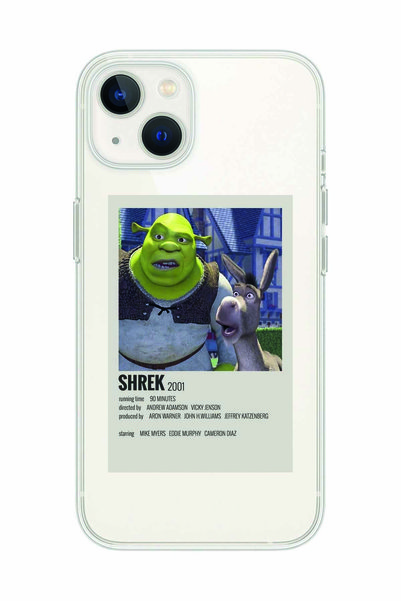 Magic Ring حافظة هاتف شفافة متوافقة مع هاتف Iphone 15 Plus من Shrek Minimalsit