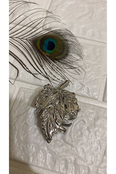 sema aksesuar Μεταλλική αγκράφα Leaf Figured - Çınar Leaf Butterfly κούμπωμα