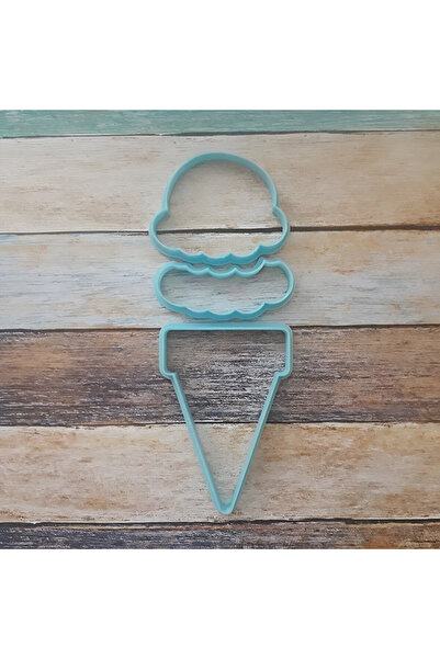 Volala قالب عجين كيك على شكل كوب آيس كريم 4 قطع