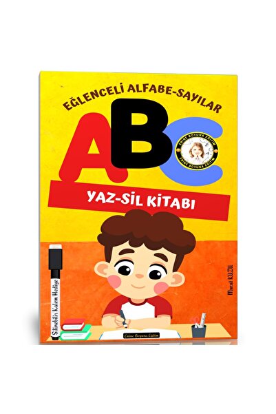 Enine Boyuna Eğitim كتاب الحروف الأبجدية والأرقام الممتعة لمرحلة ما قبل المدرسة