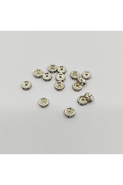 ByKolyeucum 20 قطعة 6X2 ملم سوار قلادة مجوهرات مادة فاصل (النحاس)