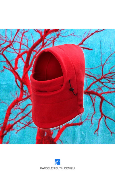 Kardelen Butik Denizli Winter, Warm Fleece Ski Mask For Men And Women