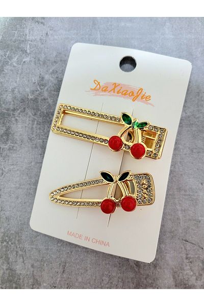 GÜLPEŞE PACHET 2 CLIPURI LATERALE CIRES CRISTAL PIATRA CRISTAL METAL CLIP PĂR