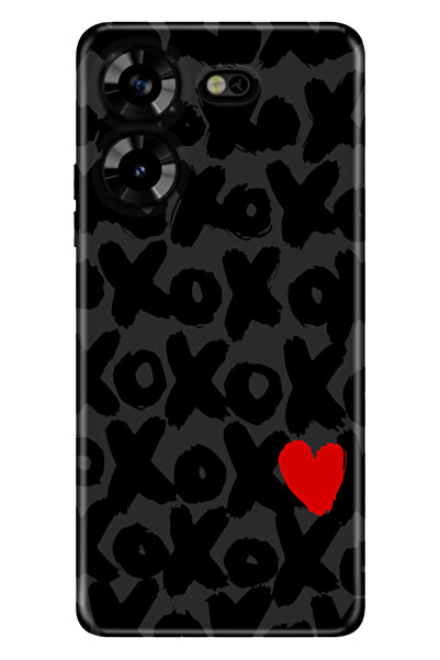 TECNO Pova 5 Uyumlu Kılıf Silikon Desenli Tam Koruma Resimli Kapak XOXO
