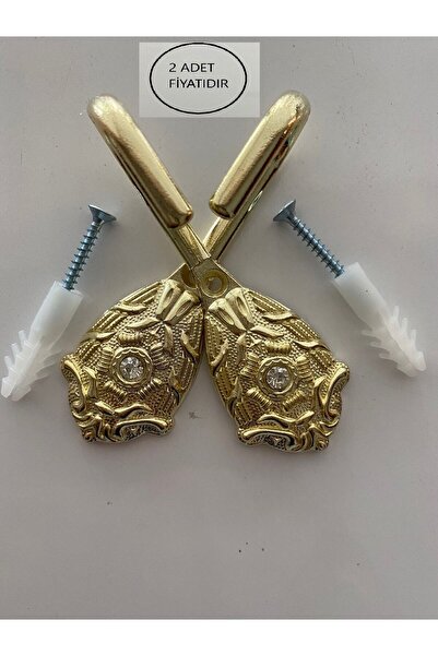 TülEvi Fon Perde Bağlama Demiri Askı Aparatı Renso Perde Kancasi