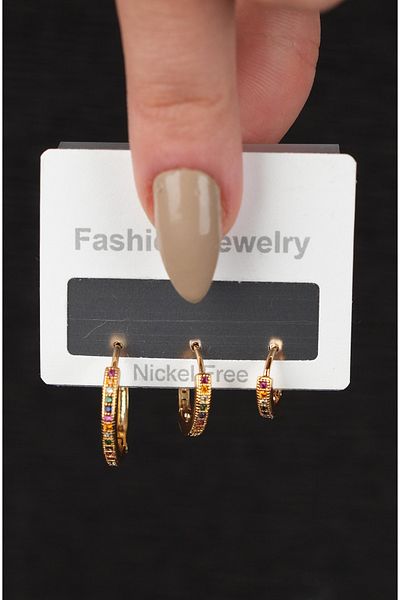 Jack Ferrero STEEL exclusive INVOICED EARRINGS WITH NON DISCOLOUR GUARANTEE