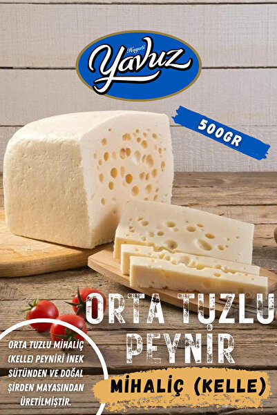 Yavuz Süt Mamülleri Doğal Şirden Mayasından ve İnek Sütünden Orta Tuzlu Mihal...