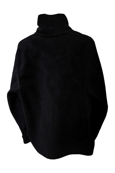 Wooppo - Men's Zippered Fleece/Jacket Black