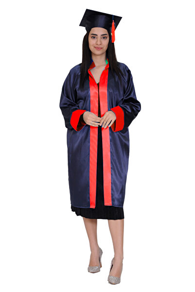 Mezuniyetshop Căciulă de absolvire Cămașă de absolvire Liceu Albastru Marin Roșu