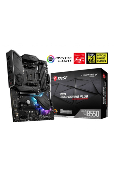 Universal MSI MPG B550 GAMING PLUS DDR4 4400(OC)Mhz ATX AM4