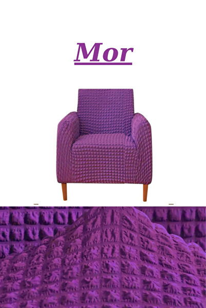 kanway Bürümcük TEK KİŞİLİK Koltuk Örtüsü. ETEKSİZ Streç Esnek lastikli BERJER Kılıfı