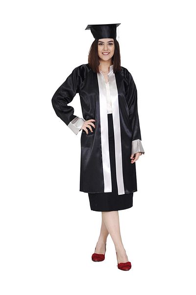 Mezuniyetshop Cube Cap Graduation UNIVERSITY Black Gray