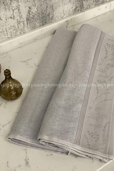 Özdilek Ditsy Hand-Face Towel 10 Pieces-Grey-Plum-Cream-Pink-Anthracite