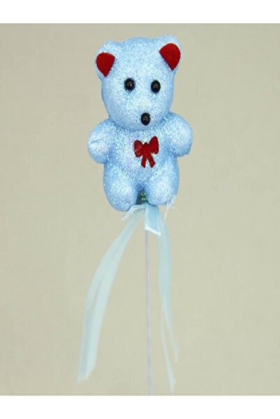 Kazanabil 12Lİ SÜSLEME MALZEMESİ KÖPÜK ÇUBUKLU AYICIK MAVİ