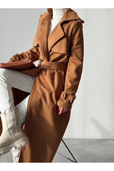 hillone Πανωφόρι με μακριά ζώνη