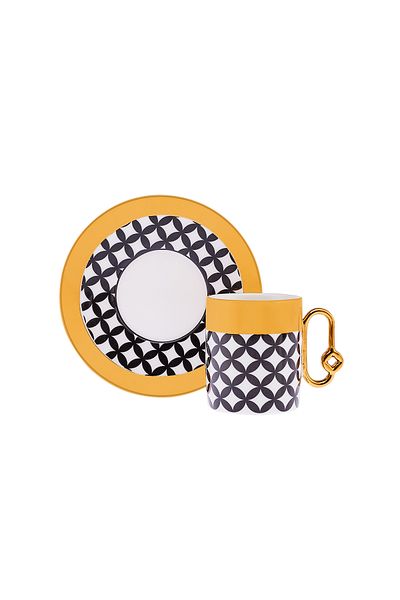 İSTANBUL PORSELEN Ece 6-Person Coffee Cup Set 90 ml