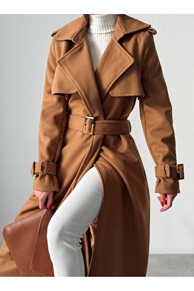 hillone Πανωφόρι με μακριά ζώνη