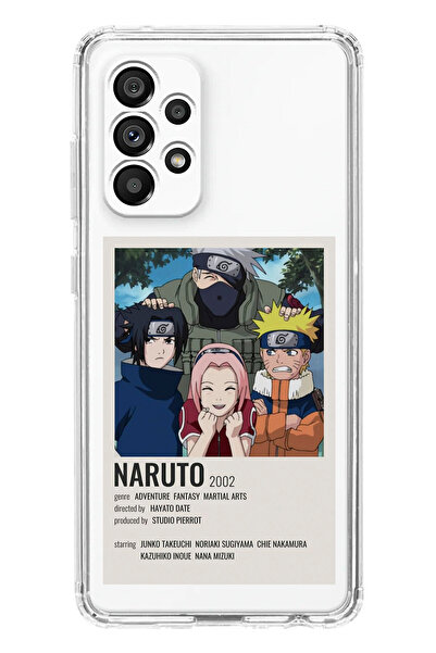 Magic Ring Samsung Galaxy A13 Uyumlu Naruto Anime Desenli Şeffaf Telefon Kılıfı