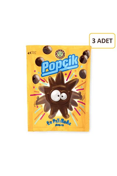 Kahve Dünyası Popçik Patırdak Patlayan Şeker ve Buğday Patlağı 40 g (3 Adet)
