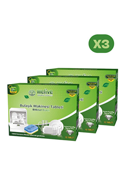 Welive 10 قطع أقراص لغسل الأطباق، 3 عبوات