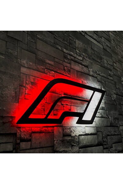 Led Cantek Tablo Işıklı Formula 1 Temalı Şık Dekor Duvar Tablosu Cantekf1