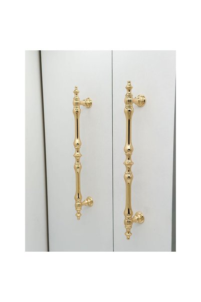 KOLDOOR Şehzade Mobilier din aur Dulap Bucătărie Sertar Mâner 160 Mm ( 16Cm ) 10 Bucăţi