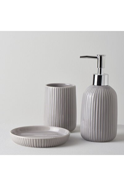 Linens Blanc 3'lü Banyo Seti Gri