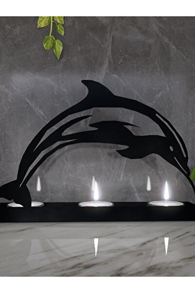 M&C Concept Yunus 3'lü Metal Mumluk - Siyah