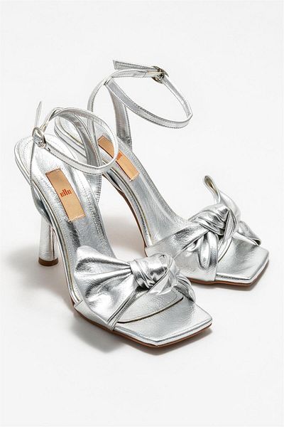 Elle Shoes Lame Women's Heeled Sandals