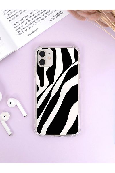 mooodcase حافظة شفافة فاخرة من Olex متوافقة مع هاتف Iphone 11 ومضادة للصدمات والصدمات