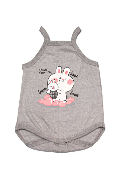 DİVİSTA بدلة للجسم مطبوعة باللون الرمادي المختلط للجنسين