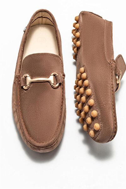 Elle Shoes Καφέ Δερμάτινα Ανδρικά Casual Παπούτσια