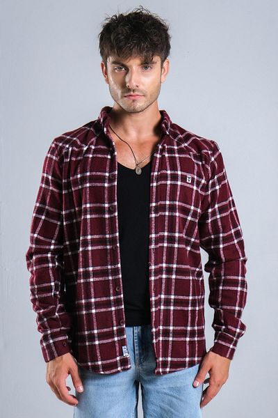 Stilkombin Cămașă de iarnă în carouri de lemne MAR 4161-40244