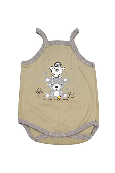 DİVİSTA بدلة للجسم مطبوعة باللون الأخضر للأطفال للجنسين